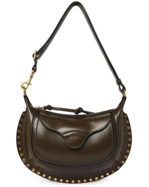 Isabel Marant Borsa A Spalla Moon Pocket Con Borchie - Nero
