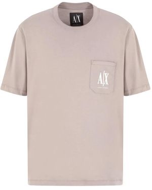 ARMANI EXCHANGE パッチポケット Tシャツ - ホワイト