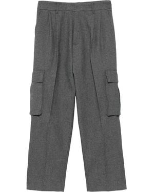 Patrizia Pepe Cargo Tailored Pants - Grey