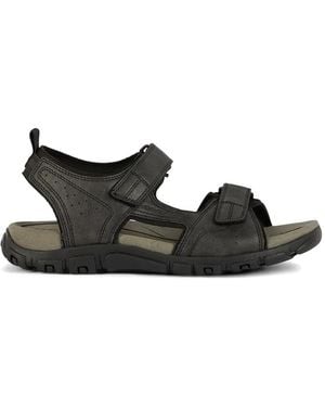 Geox Sandali Con Strappo - Nero