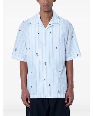 Jacquemus Patterned Polo Shirt - Blue