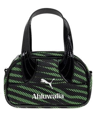 PUMA X Ahluwalia Umhängetasche Aus Mesh-Strick - Schwarz