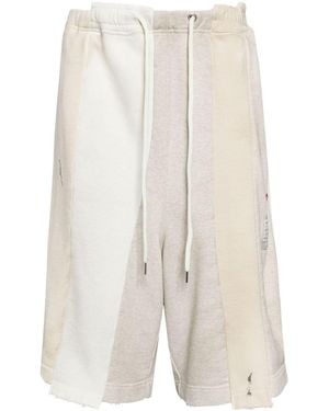 Maison Mihara Yasuhiro Cotton Track Shorts - White