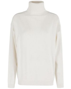 FEDERICA TOSI Jersey con cuello alto - Blanco