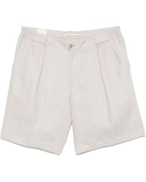 Briglia 1949 リネン ショートパンツ - ホワイト
