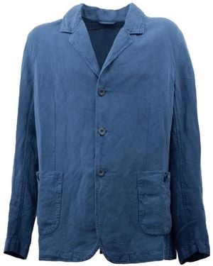 Casey Casey Einreihiges Sakko Mit Fallendem Revers - Blau