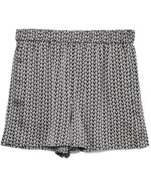 Michael Kors Shorts Mk2000 Con Stampa - Grigio