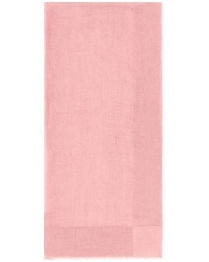 Paul & Shark Frayed-Edge Scarf - Pink