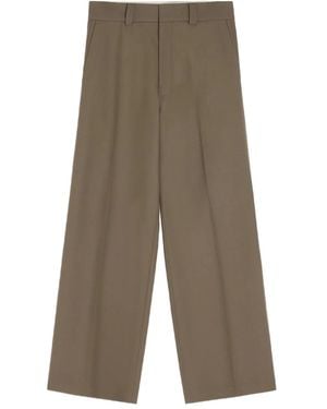Lemaire Straight Tailored Trousers - Green