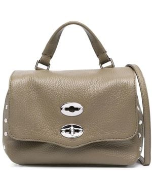 Zanellato Grand Sac À Main Postina En Cuir - Métallisé