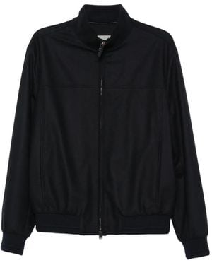Canali Bomberjacke Mit Reißverschluss - Schwarz