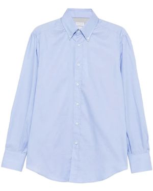 Brunello Cucinelli Long Sleeve Shirt - Blue