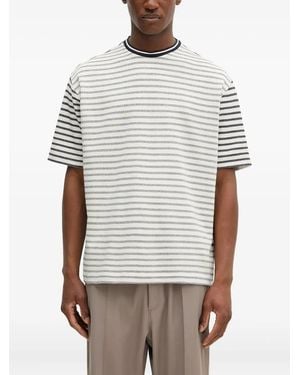 Paul Smith Breton Striped Crew-Neck T-Shirt - White