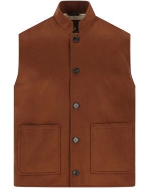 Loro Piana Patch-Pocket Gilet - Brown