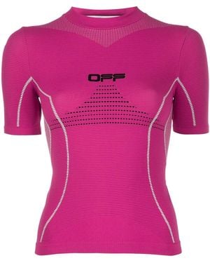 Off-White c/o Virgil Abloh Active Performance Top - Pink