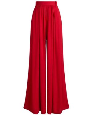 Ralph Lauren Vannesa Palazzohose Mit Falten - Rot