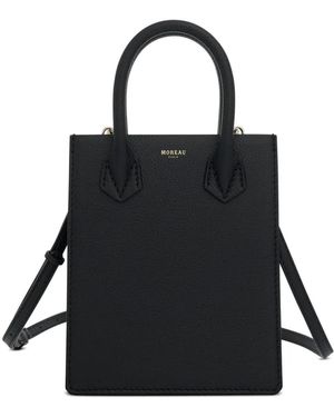 Moreau Xs Suite Leren Shopper - Zwart