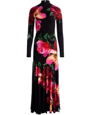 Alice + Olivia Augusta Turtleneck Maxi Dress - Multicolour