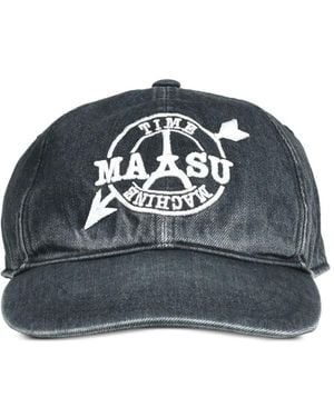 MASU Embroidered-Logo Baseball Cap - Blue