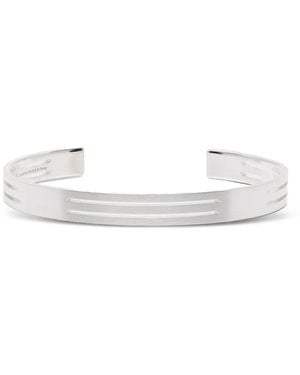 Le Gramme Pulsera Punched - Blanco