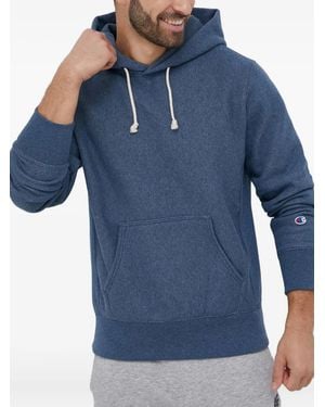 Champion Drawstring Hoodie - Blue