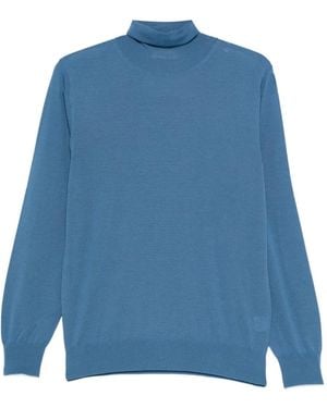 Kangra Turtleneck Sweater - Blue
