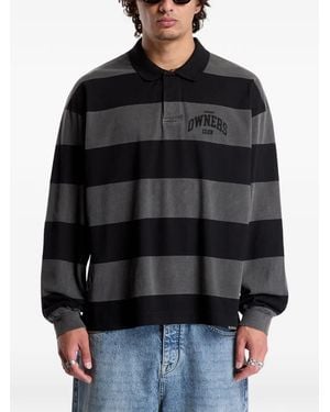Represent Owners Club Poloshirt Mit Streifen - Schwarz