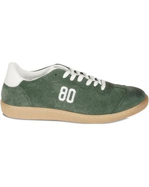 Be980 Suede Leather Trainers - Green