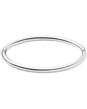 Missoma Hinged Bangle - White