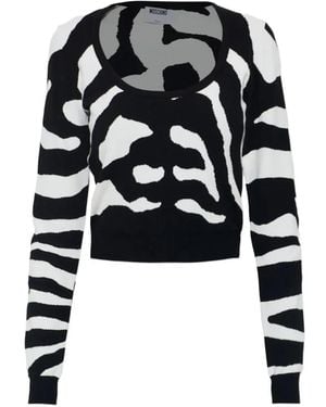 Moschino Maglione Inlaid - Nero
