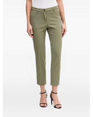 Sisley Zip-Up Trousers - Green