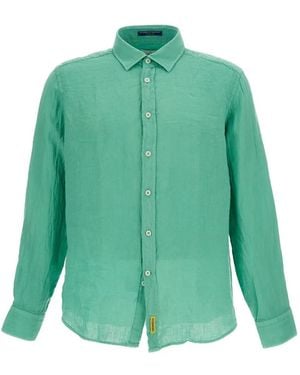 B.D. Baggies Long-Sleeve Linen Shirt - Green