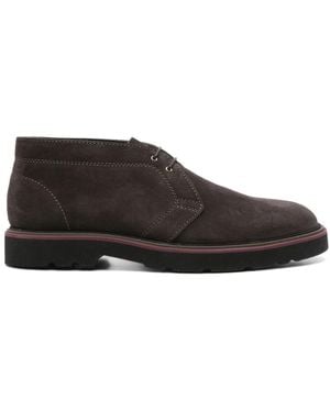 Paul Smith Schnürstiefel Aus Wildleder - Braun