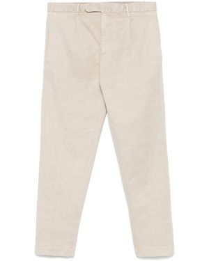 Dell'Oglio Pleat-Detail Pants - Natural