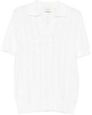 CHE Polo Ripple De Manga Corta - Blanco