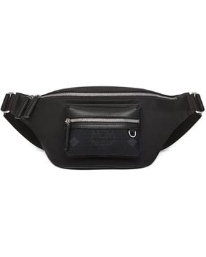 MCM Mini Fursten Belt Bag - Black
