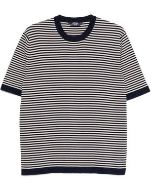 K-Way Striped T-Shirt - Blue