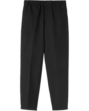 Jil Sander Elasticated Trousers - Black