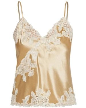 By Malene Birger Lace-Trim Blouse - Natural
