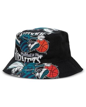 Mitchell & Ness X Nba Hardwood Classics Charlotte Hornets Bucket Hat - White