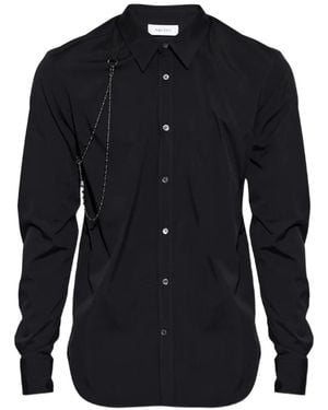 McQueen Blouse Met Kettingdetail - Blauw