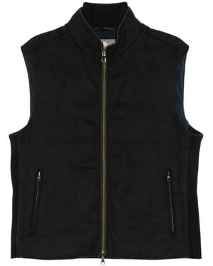 N.Peal Cashmere Belgravia Gilet - Black