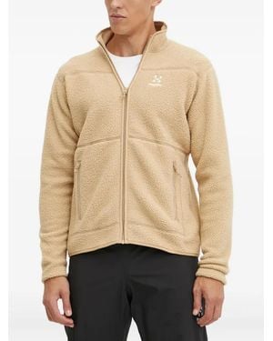 Haglöfs Mossa Pile Zip-Fastening Jacket - Natural