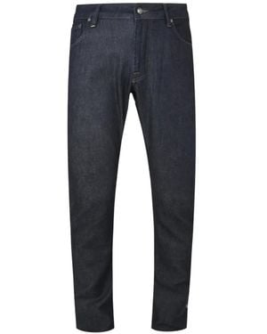 Pal Zileri Logo-Patch Straight-Leg Jeans - Blue