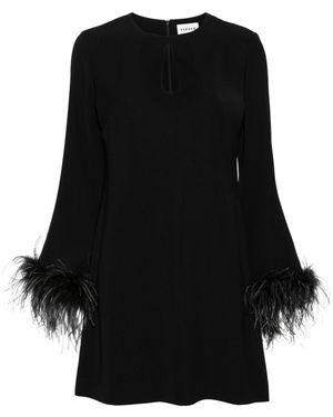 Parosh Parosh P.A.R.O.S.H. mini dress with collar detail and V-neckline main image 1