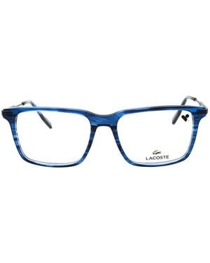 Lacoste Rectangle-Frame Glasses - Multicolor