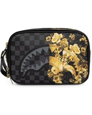 Sprayground Graphic-Print Make-Up Bag - Schwarz