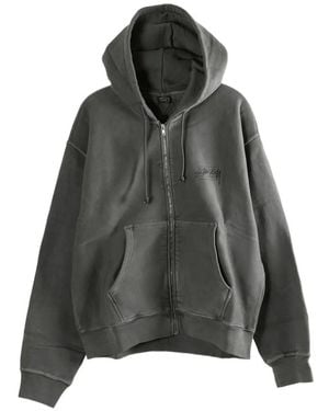 Stussy Modern Age Zip Hoodie - Grey