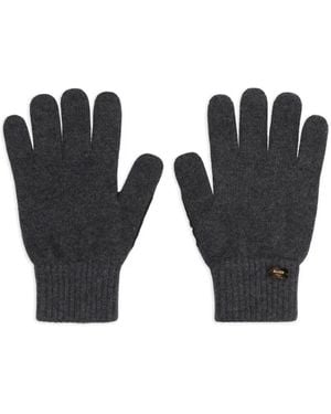 Moorer Easton Knitted Gloves - ブラック