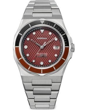 D1 Milano Date-Window 40Mm Watch - Grey